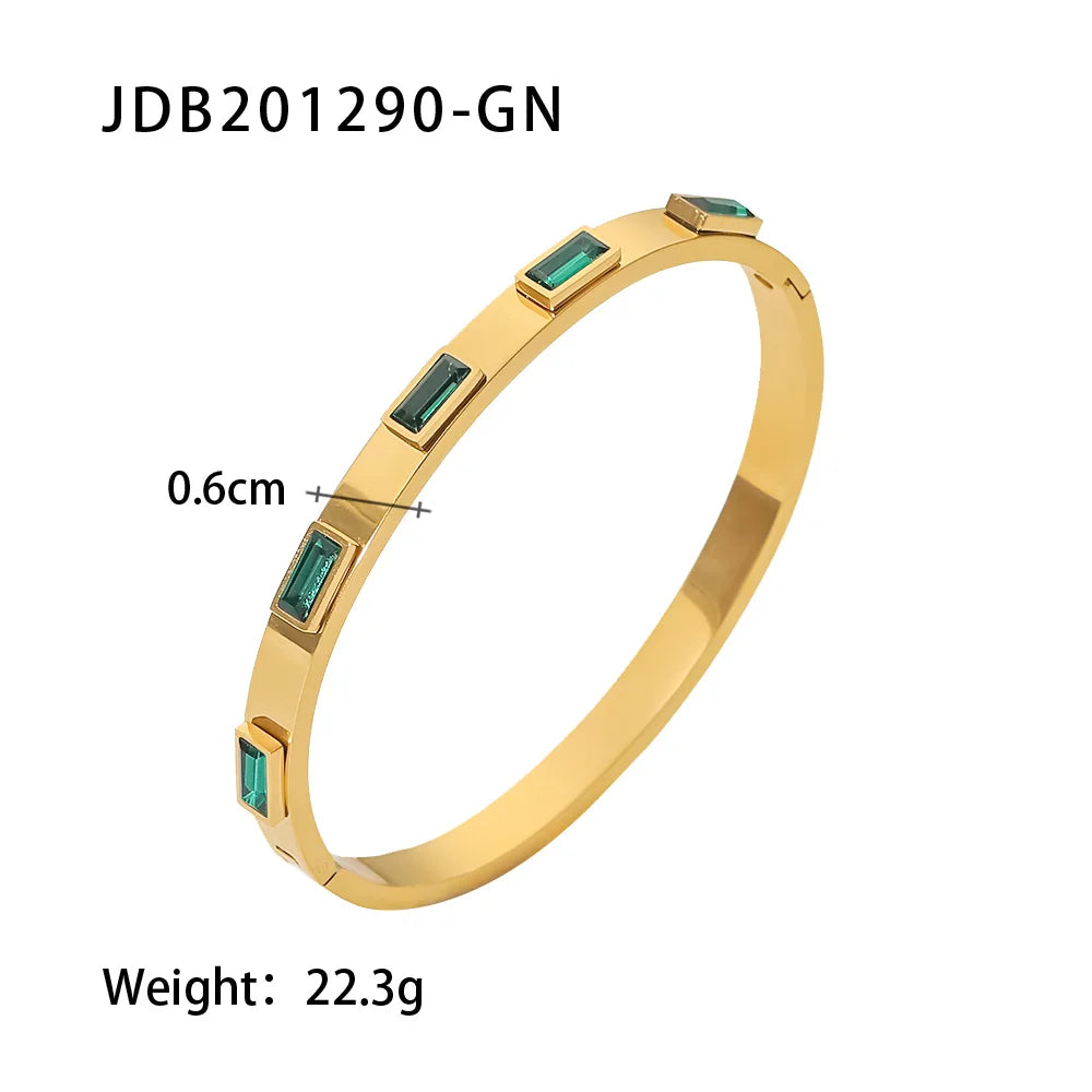 Green Zircon Bracelet