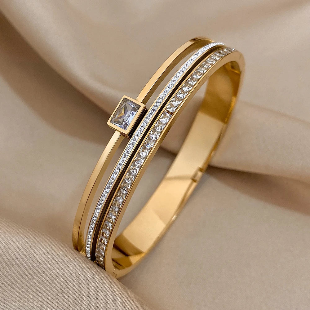 Stainless Steel Cuff Bracelet