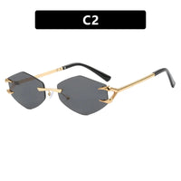 Thumbnail for Stylish Rimless Polygon Sunglass