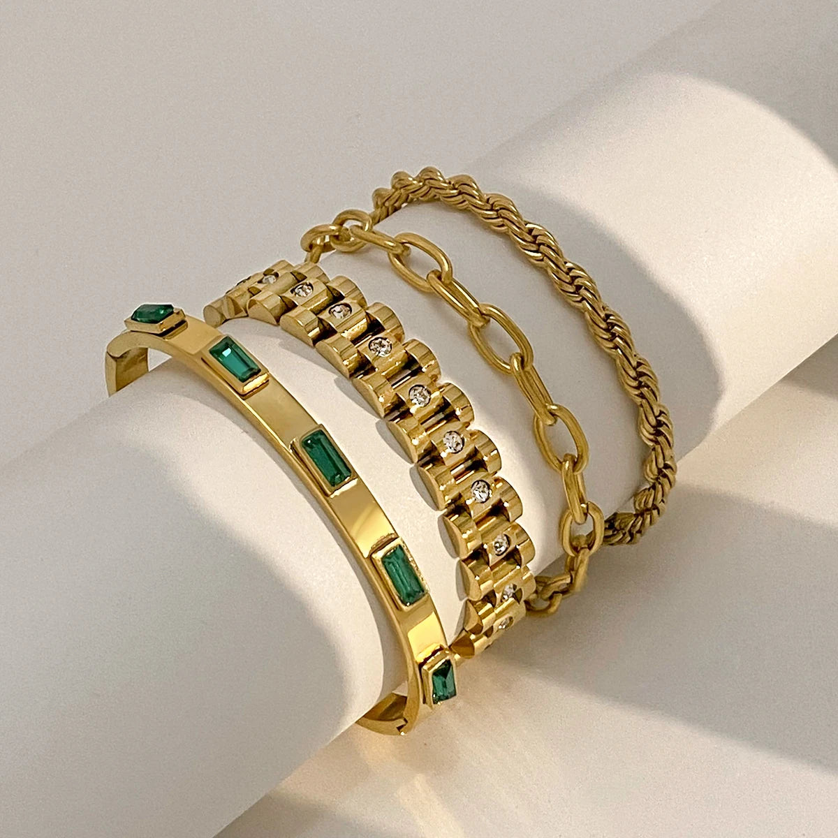 Green Zircon Bracelet