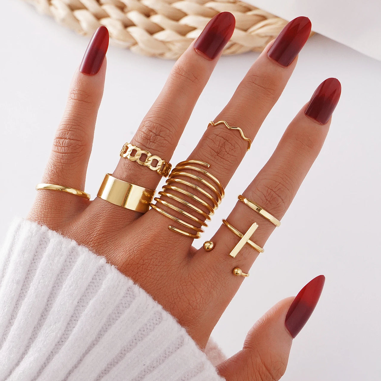 Geometric Ball Hollowed Ring