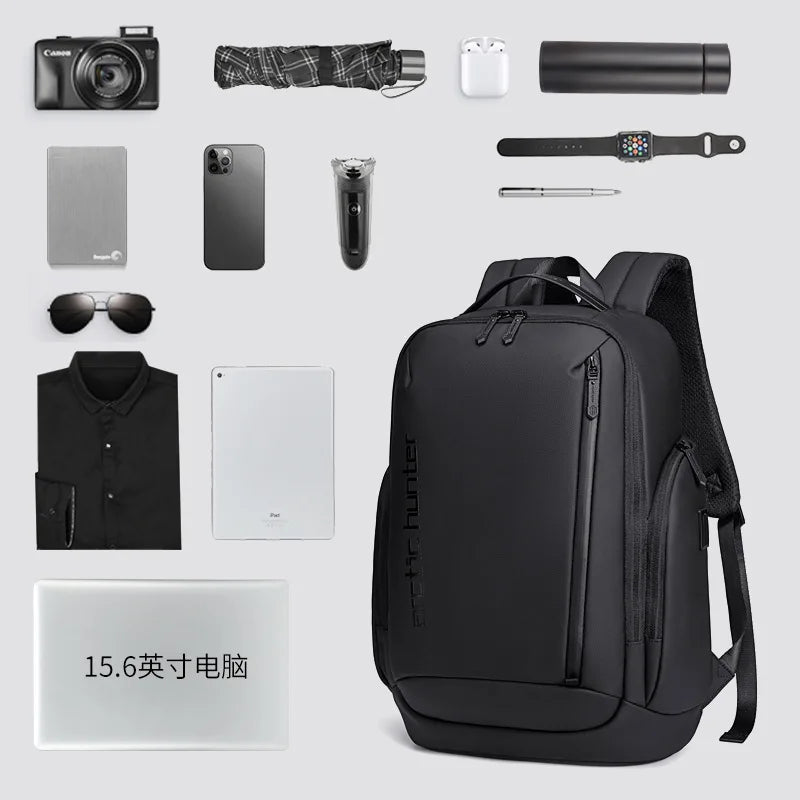 Business backpack with splash proof