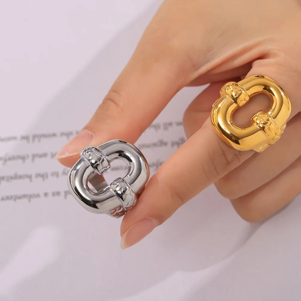 Retro Stainless Steel Ring