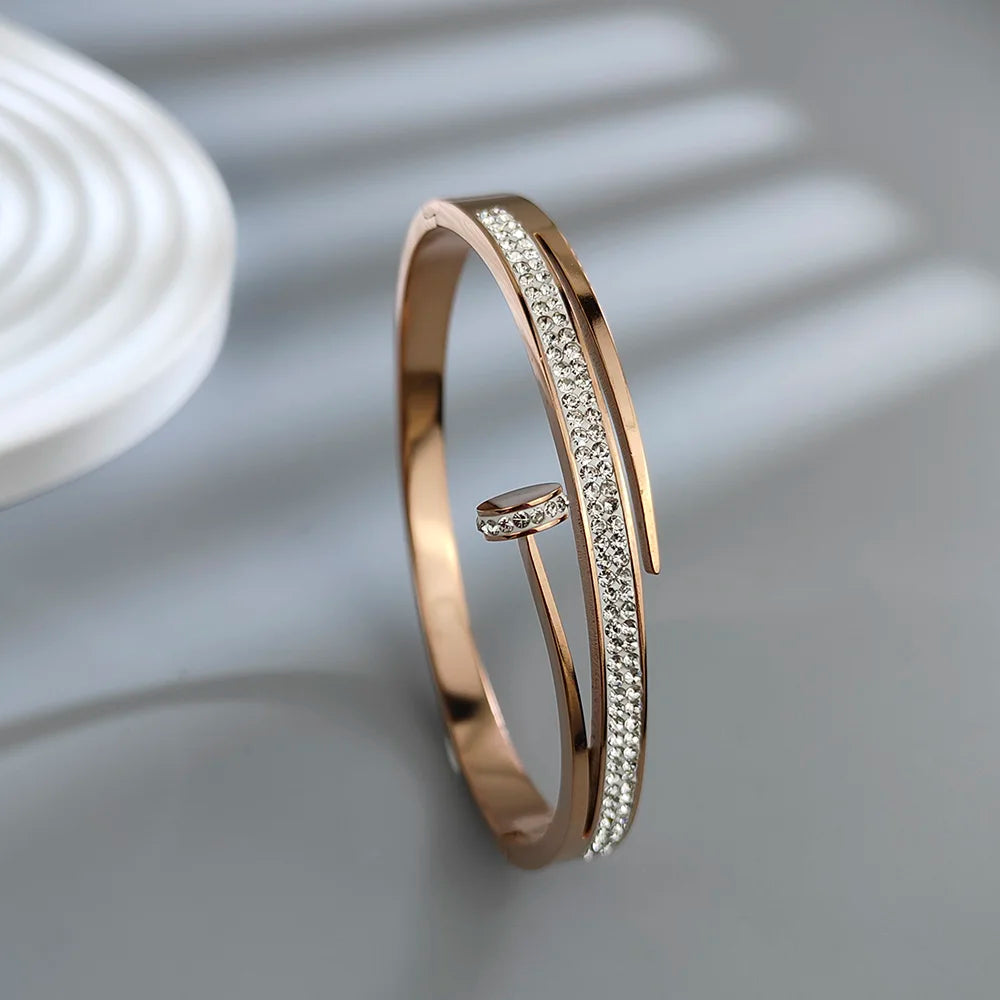 Stainless Steel Gold Plated Bracelet