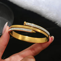 Thumbnail for Stainless steel clover bracelet