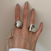 Thumbnail for Plated Dome Wide Ring