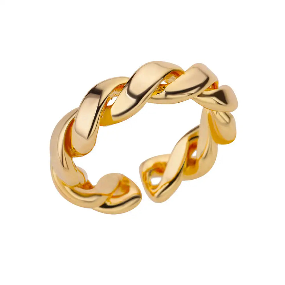 Stainless Steel Double Ball Beads Ring
