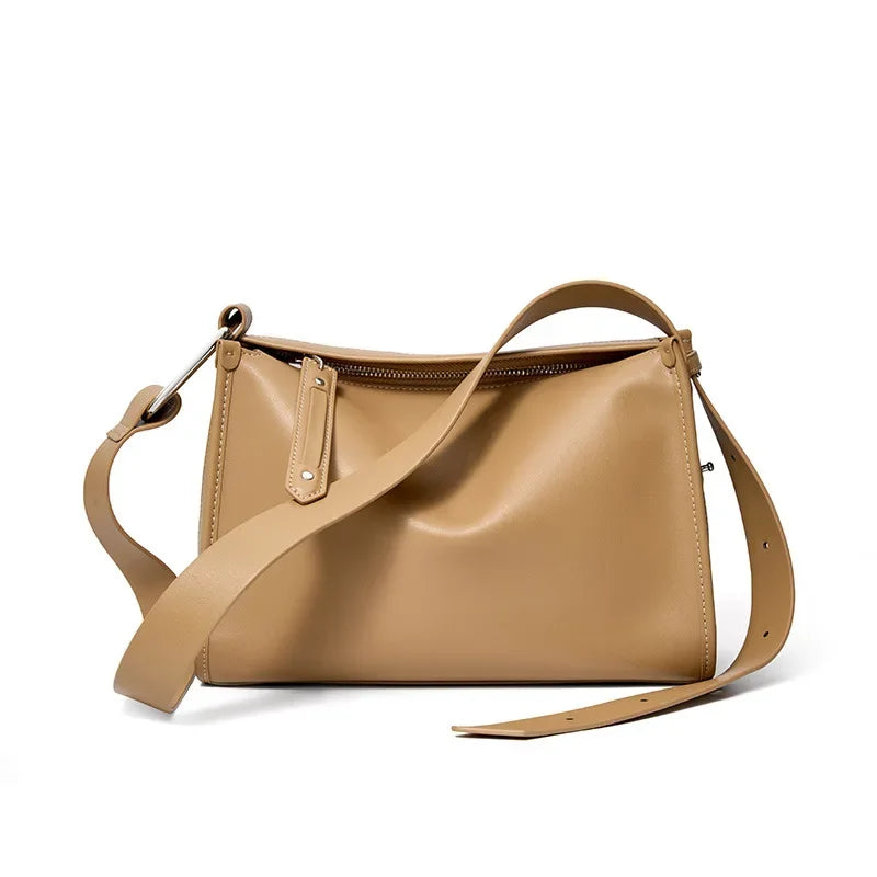 Vintage Cowhide Brown Leather Bag