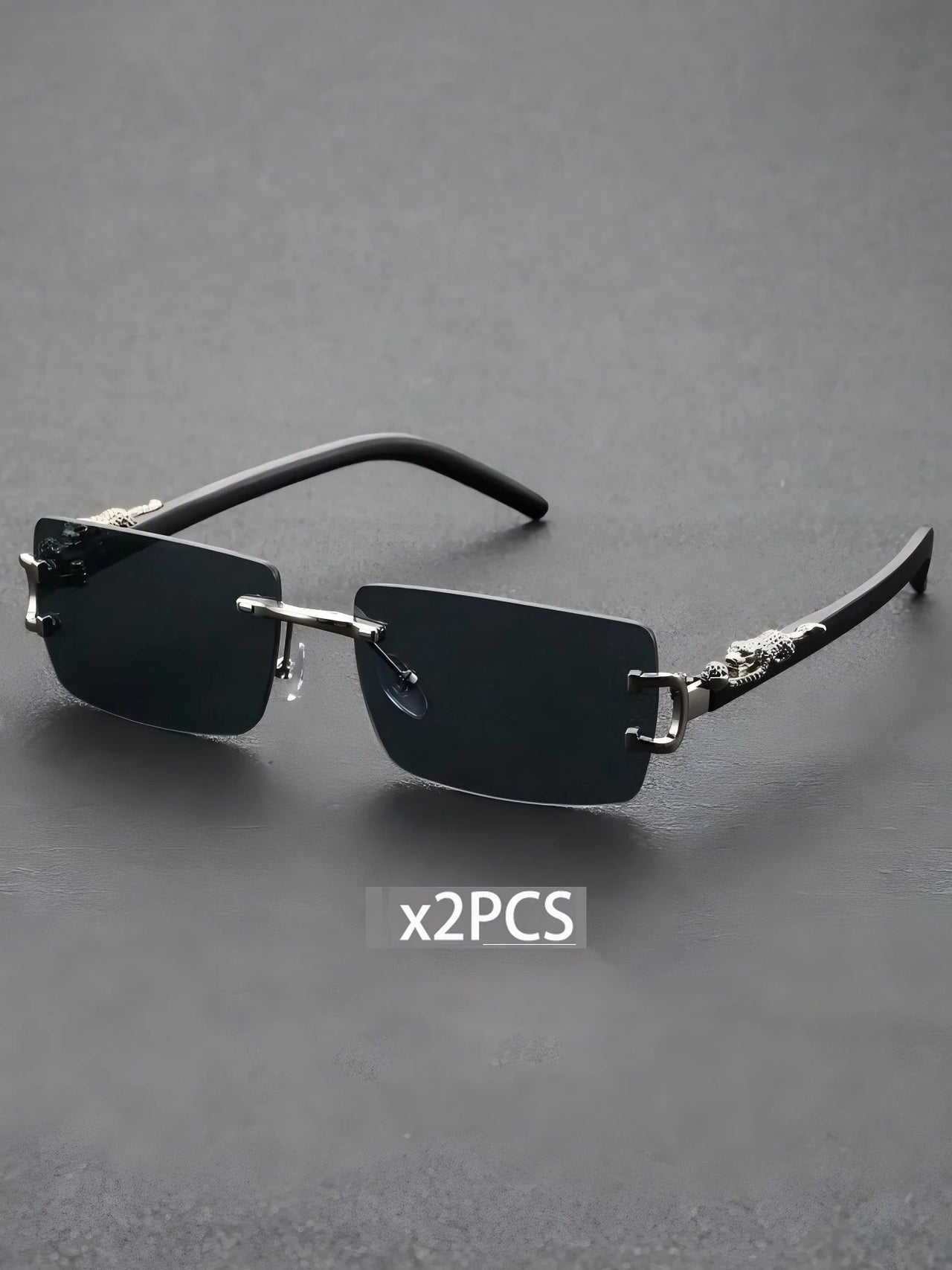 1PC Unisex Classic Square Sunglass