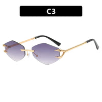 Thumbnail for Stylish Rimless Polygon Sunglass