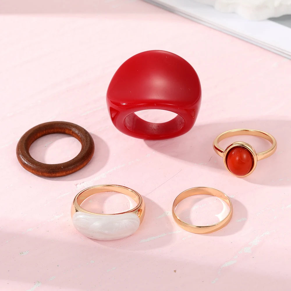 Trendy Geometric Ring