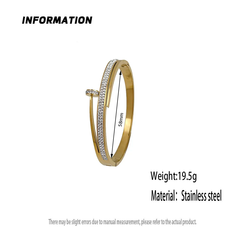 Stainless Steel Gold Plated Bracelet