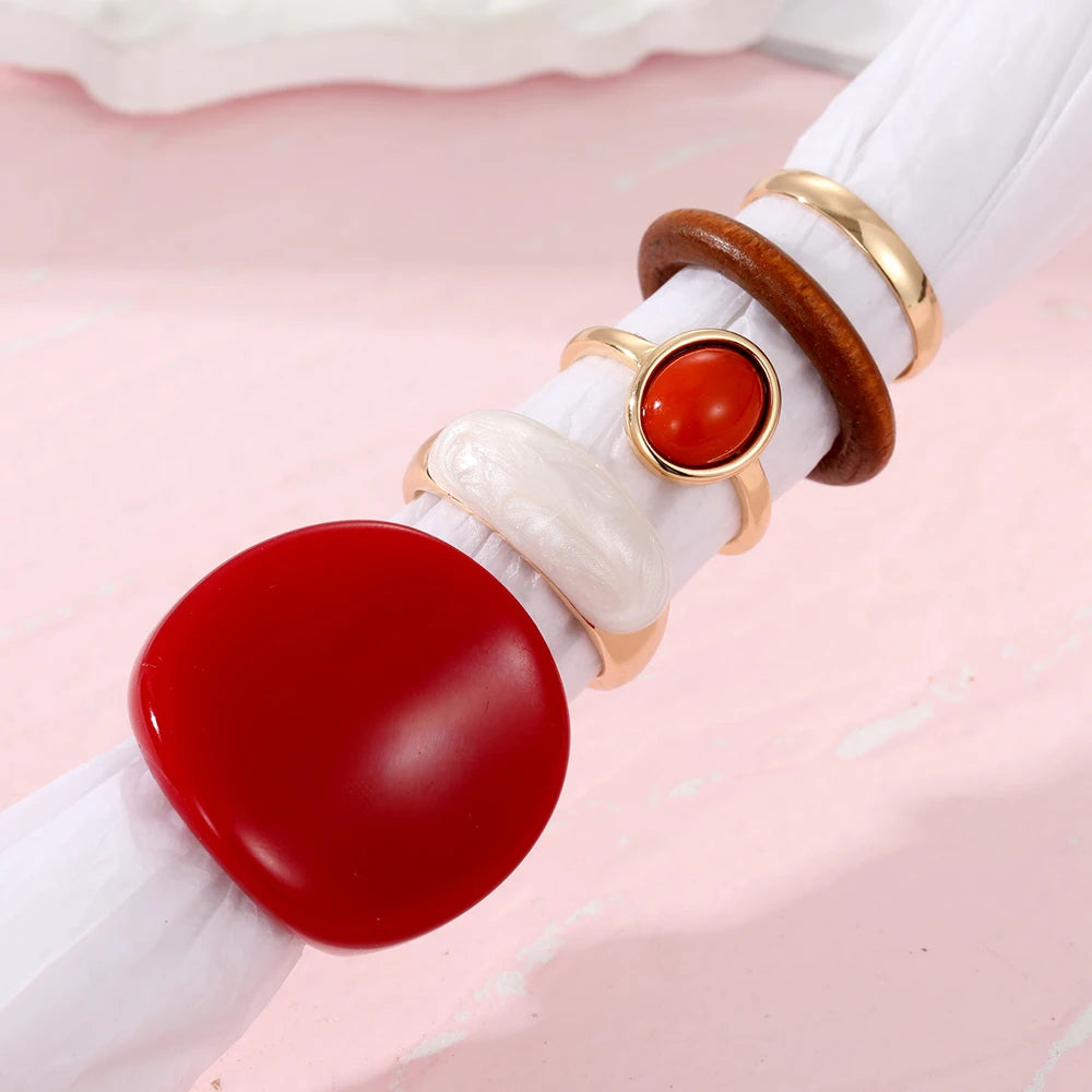Trendy Geometric Ring