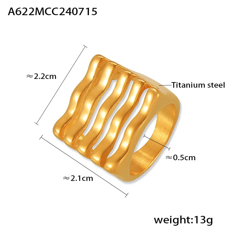 Retro Stainless Steel Ring