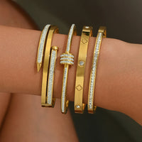 Thumbnail for Stainless steel clover bracelet