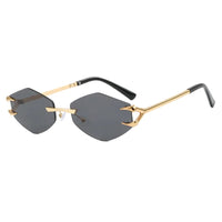Thumbnail for Stylish Rimless Polygon Sunglass