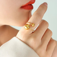 Thumbnail for Stainless Steel 18K Gold Plated Ring