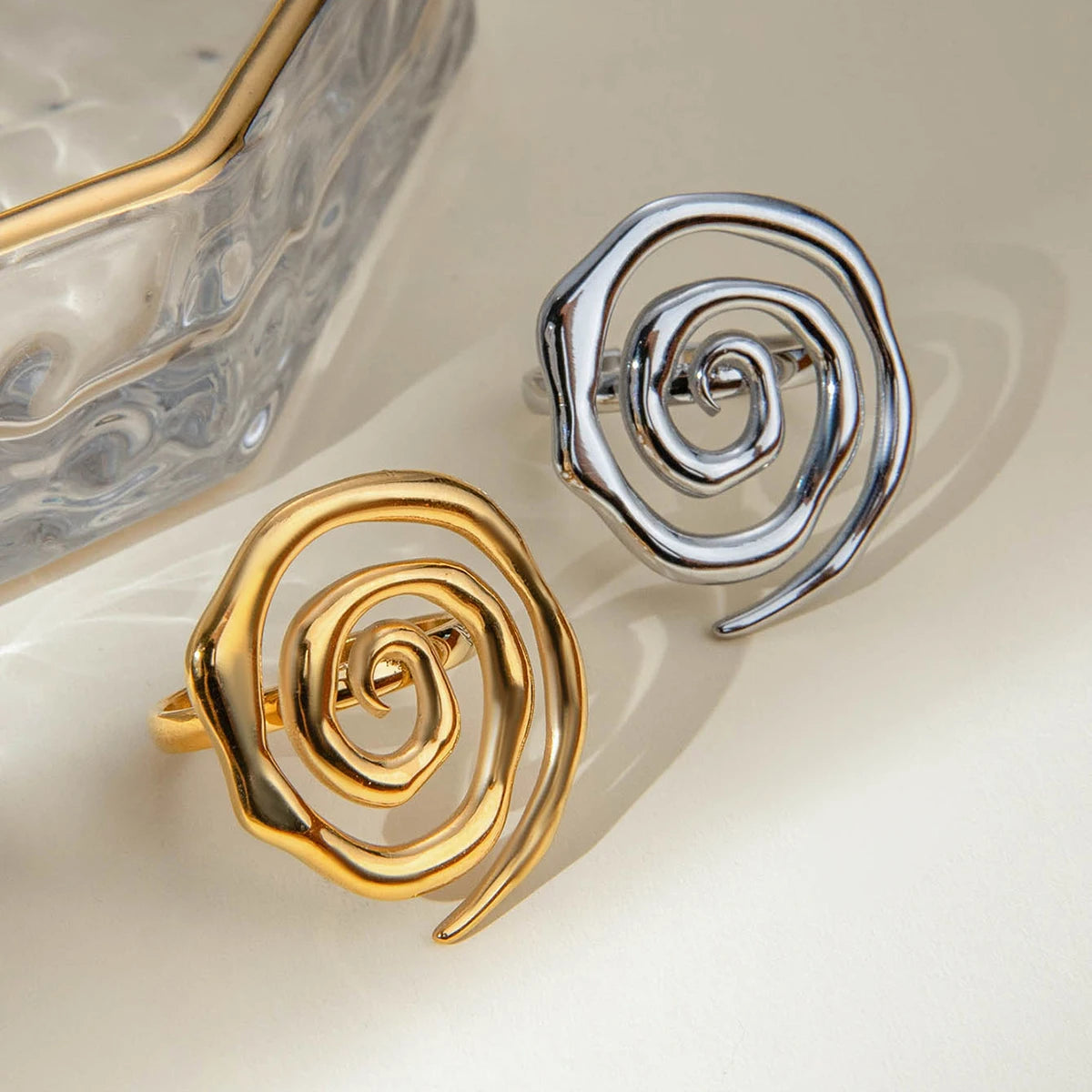 Stainless Steel Geometric Ring