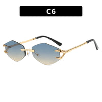 Thumbnail for Stylish Rimless Polygon Sunglass