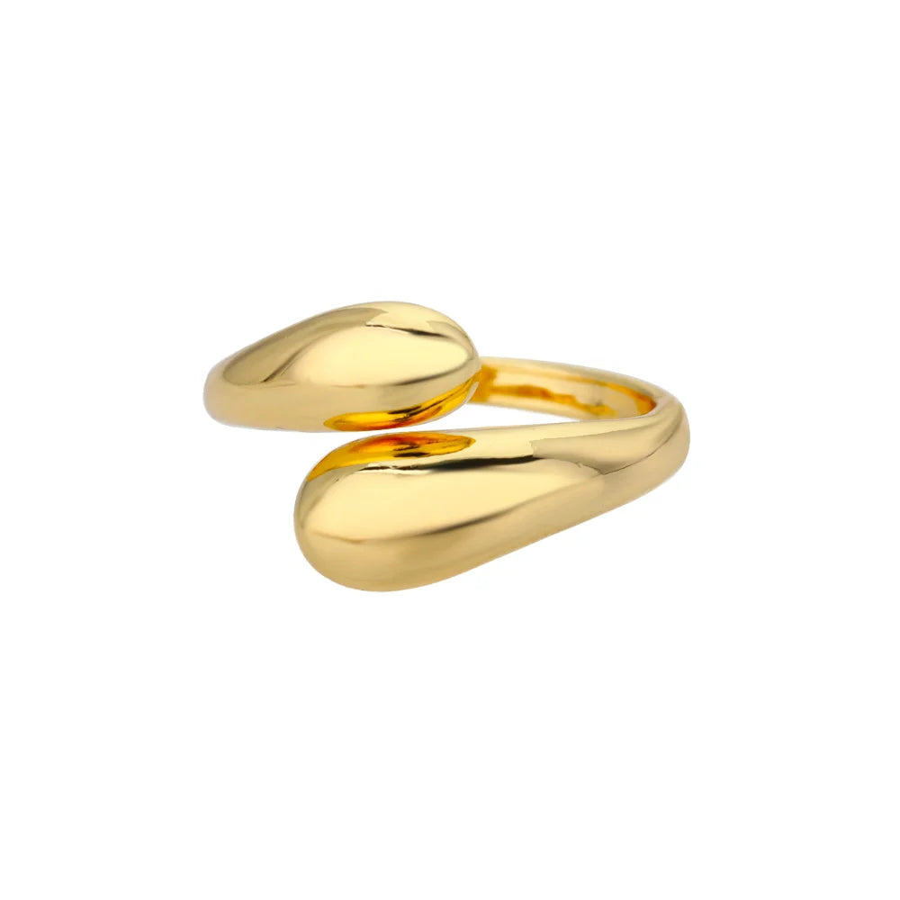 Stainless Steel Double Ball Beads Ring