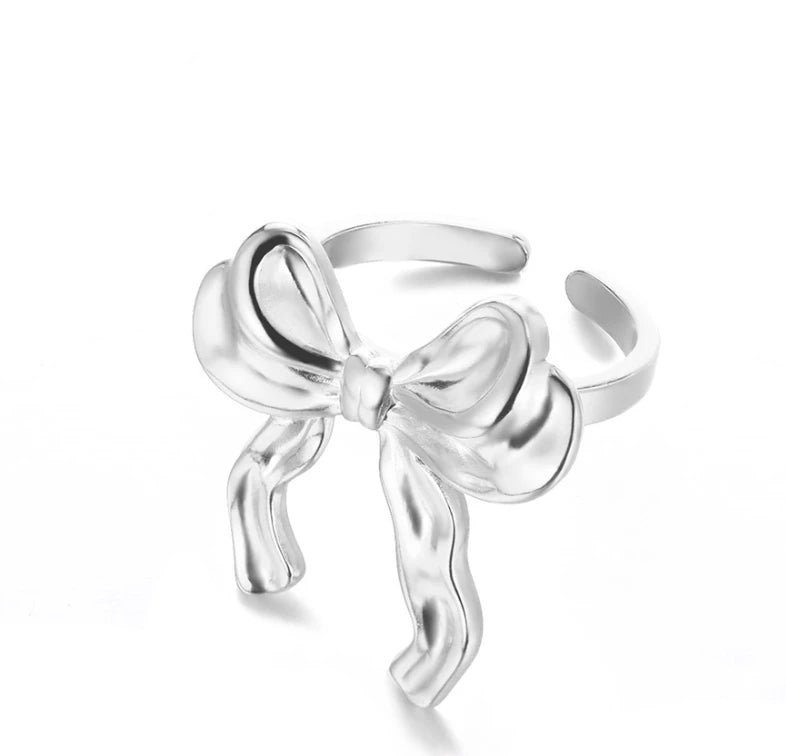 Stainless Steel Double Ball Beads Ring