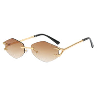 Thumbnail for Stylish Rimless Polygon Sunglass