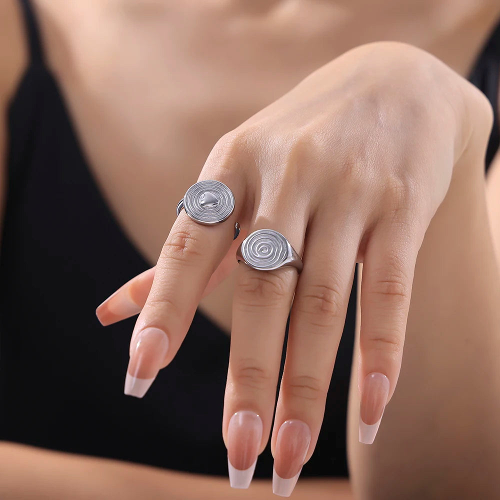Retro Stainless Steel Ring