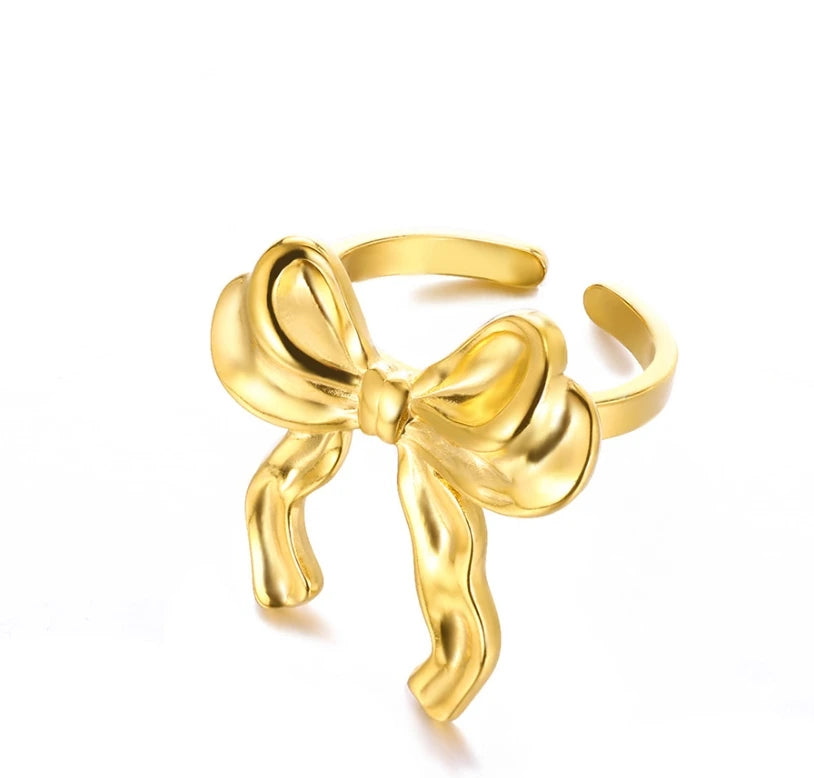 Stainless Steel Double Ball Beads Ring