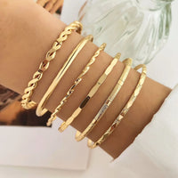 Thumbnail for Bracelet Twisted Chain Bangle