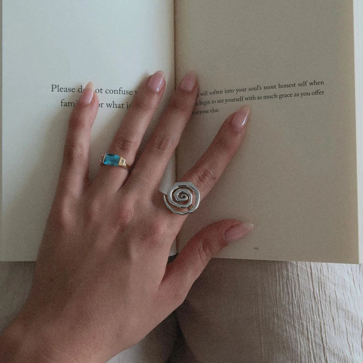 Stainless Steel Geometric Ring