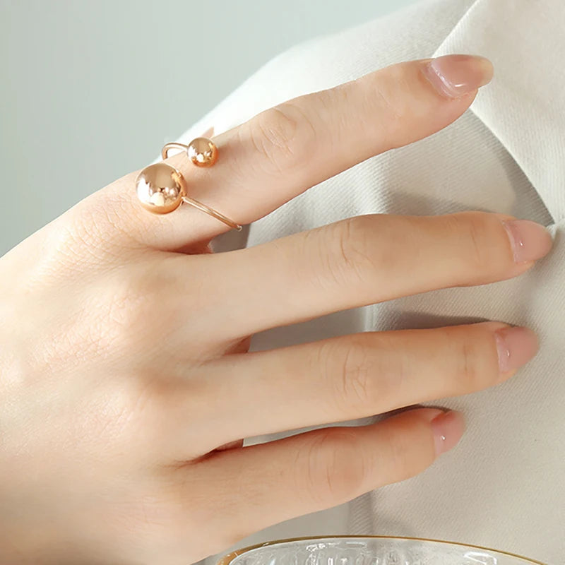 Stainless Steel 18K Gold Plated Ring