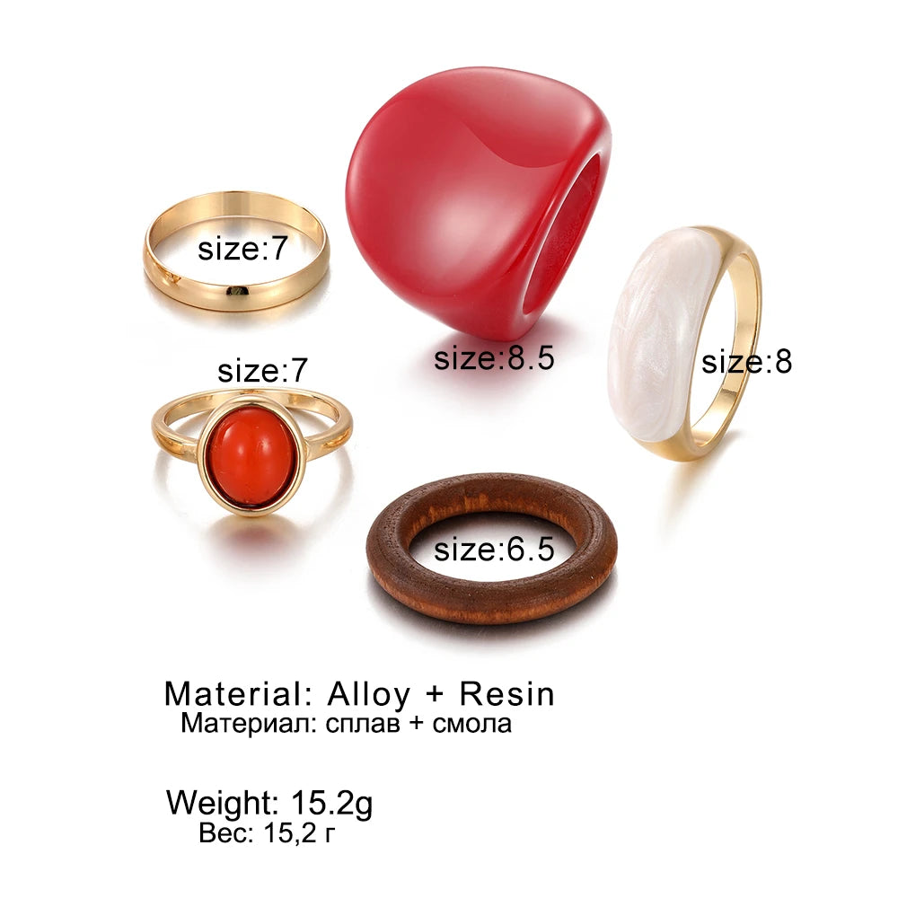 Trendy Geometric Ring