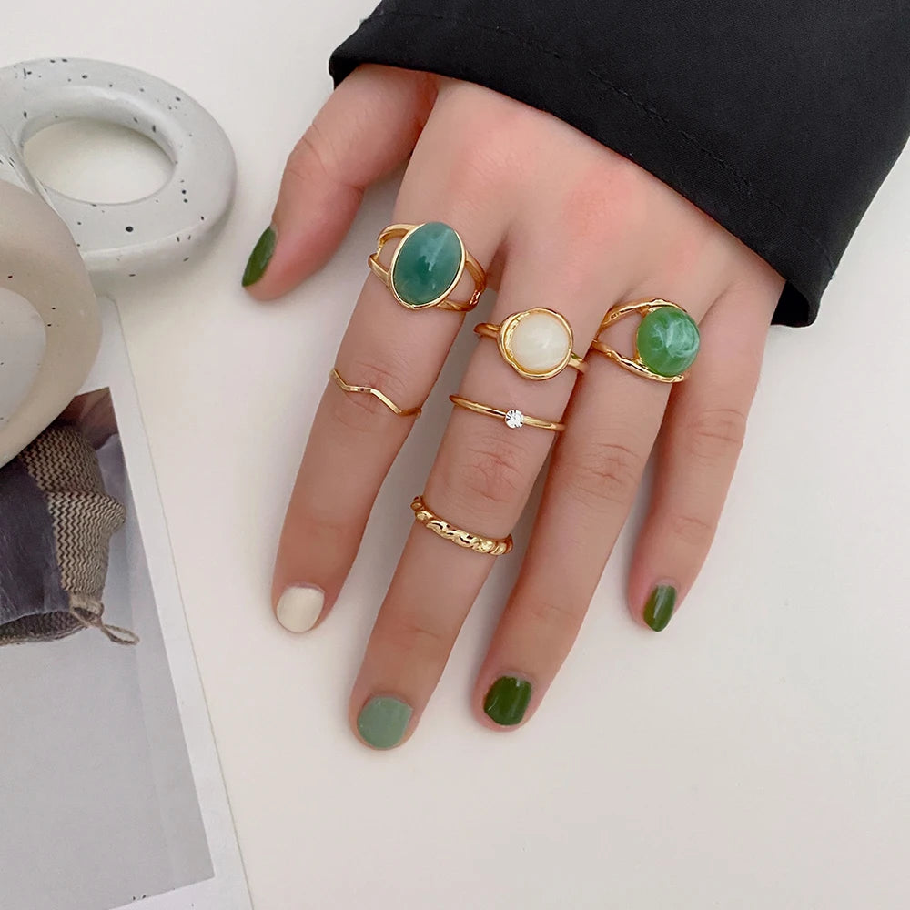 Trendy Geometric Ring