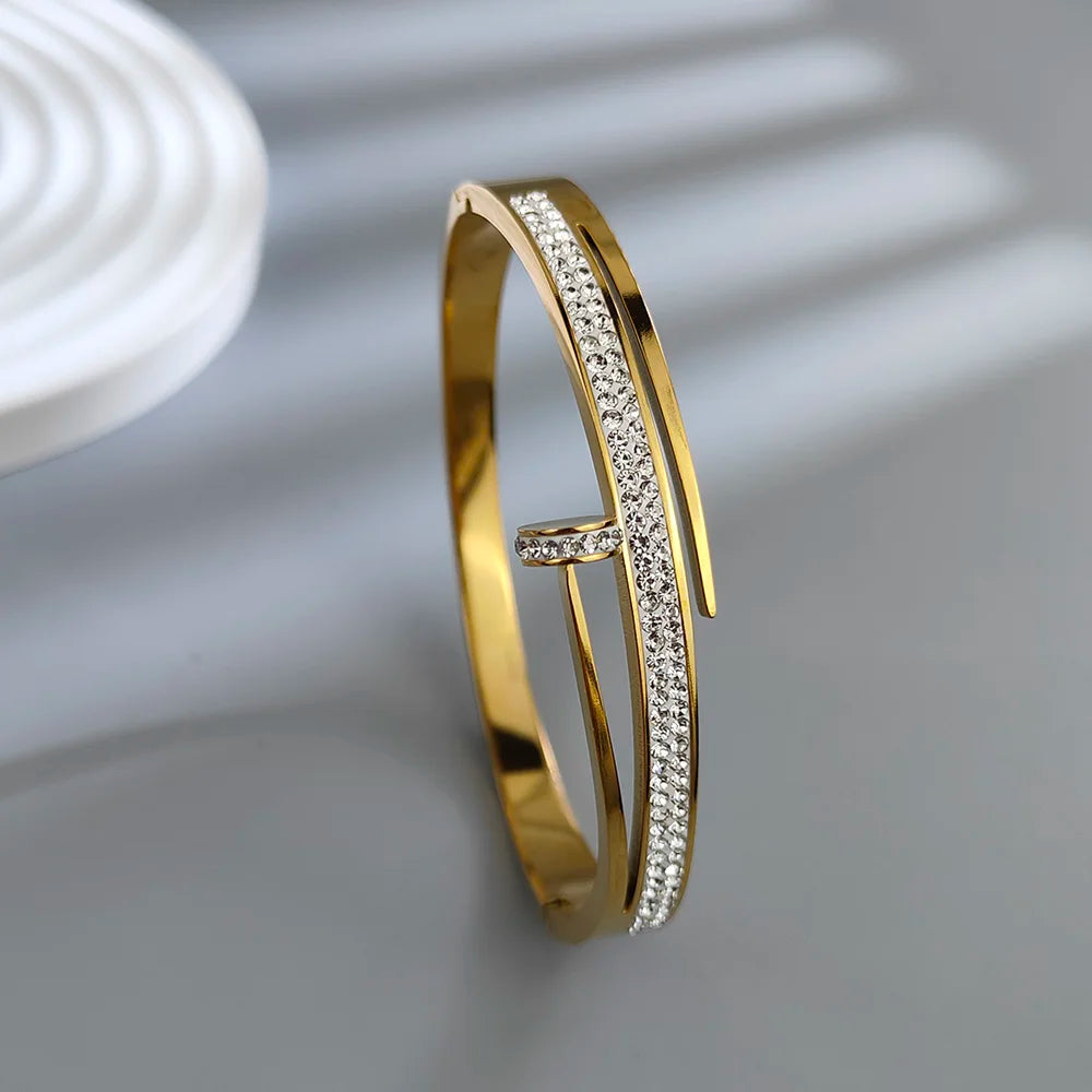 Stainless Steel Gold Plated Bracelet