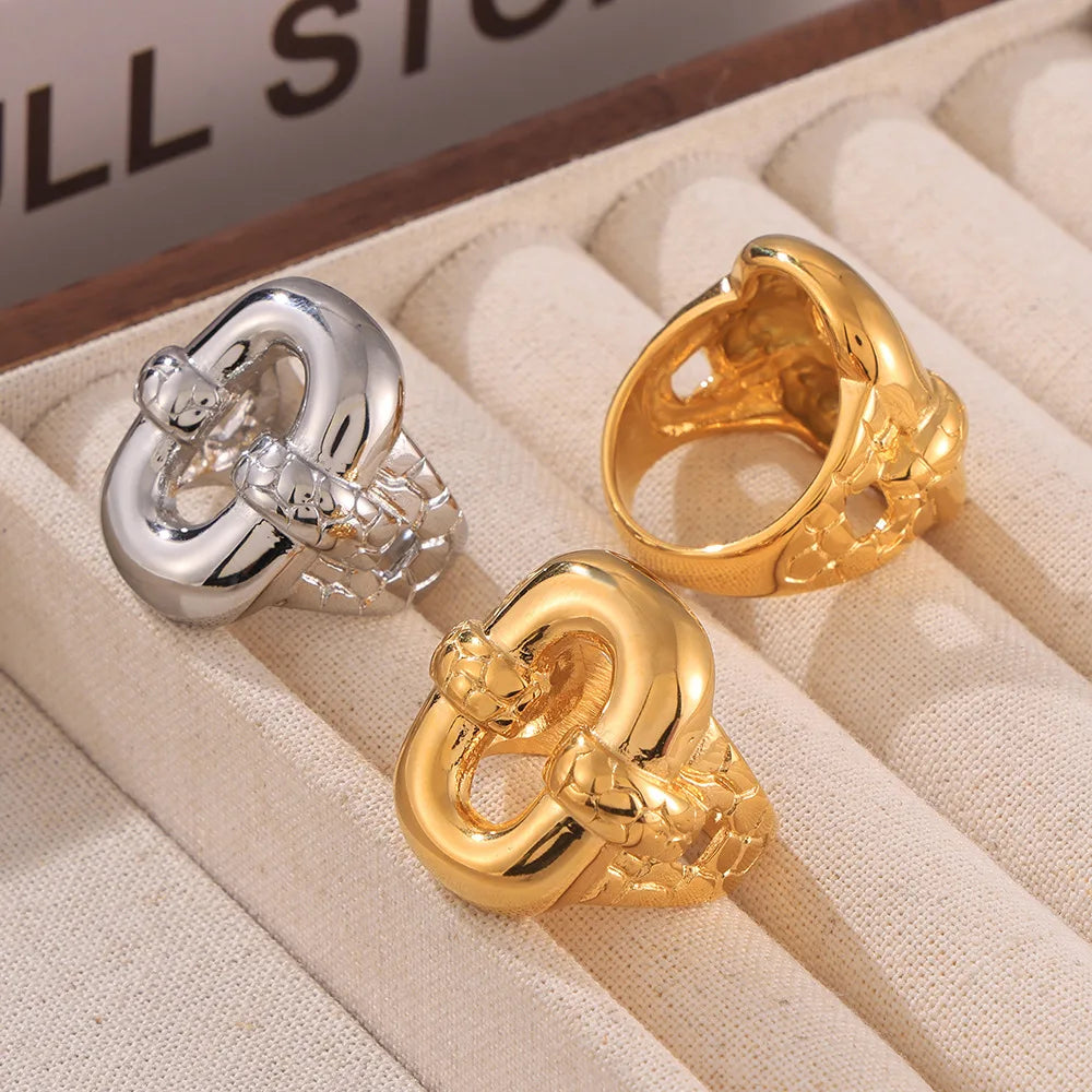 Retro Stainless Steel Ring