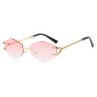 Thumbnail for Stylish Rimless Polygon Sunglass