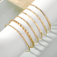Thumbnail for Bracelet Twisted Chain Bangle