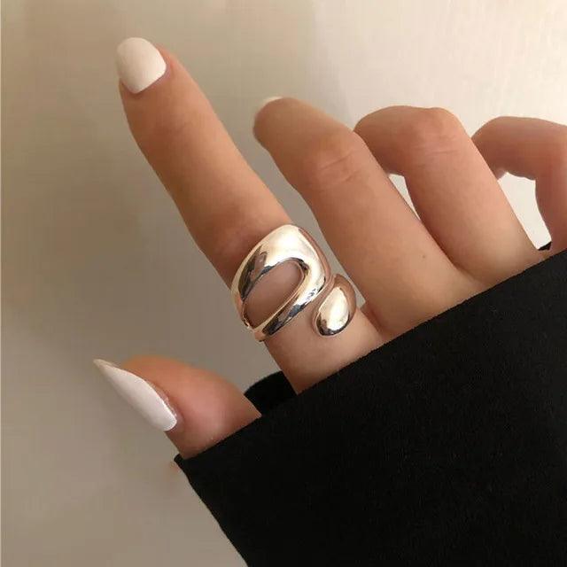 Minimalist Silver Color Ring