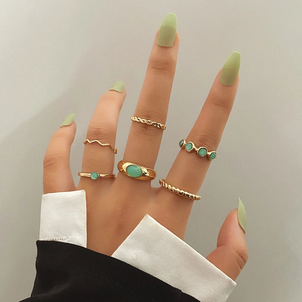Trendy Geometric Ring