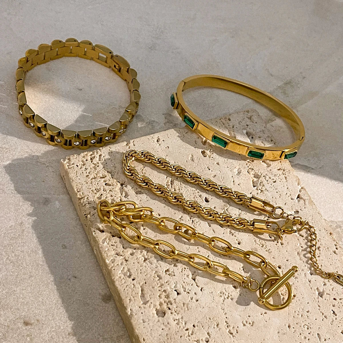 Green Zircon Bracelet