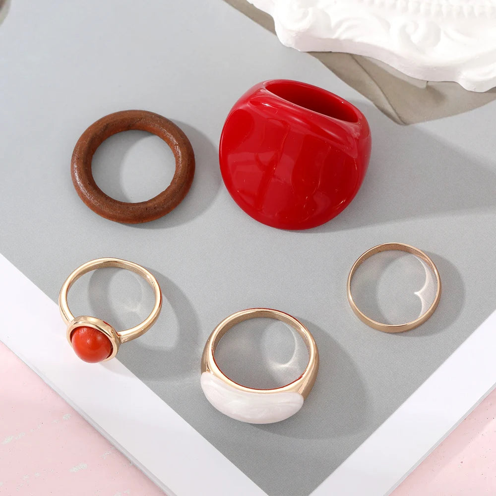 Trendy Geometric Ring