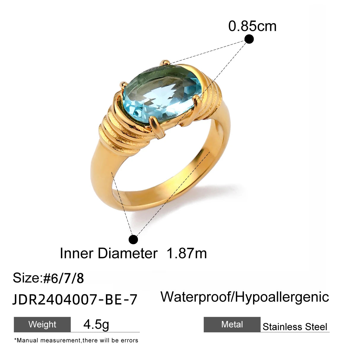 Stainless Steel Geometric Ring